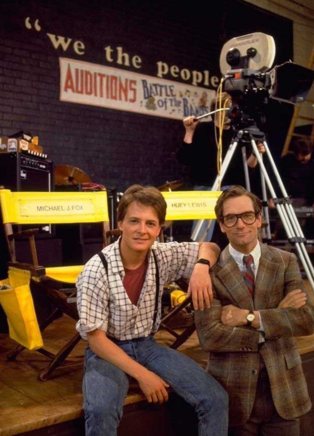 huey lewis michael j fox -